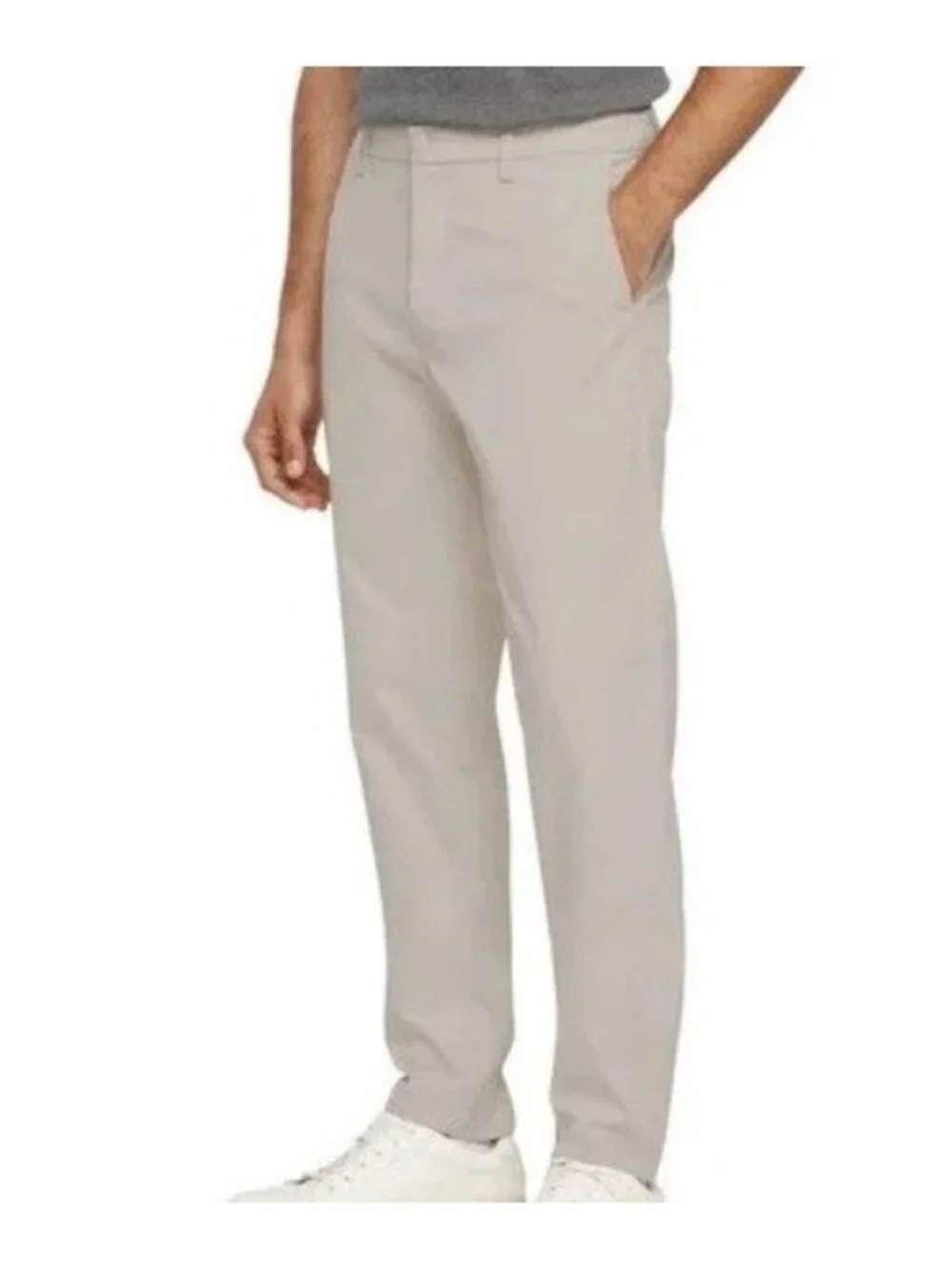 NWT Banana Republic Men’s 36X32 Beige Commuter Flex Tech Pants Polyester